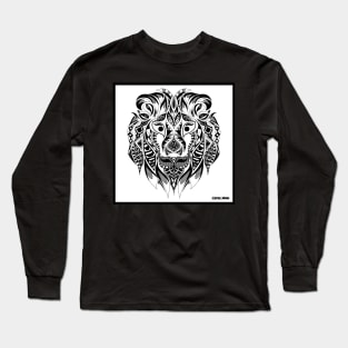 big little lion ecopop pattern in the wild Long Sleeve T-Shirt